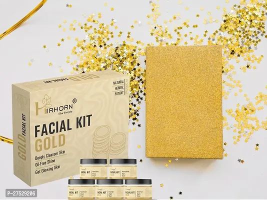 Gold Facial Kit For Instant Glow  Remove Tan   Blackheads