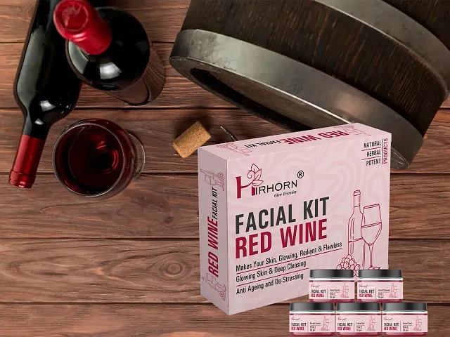 Wine Facial Kit  Anti Ageing Red Wine  Facials Kit
