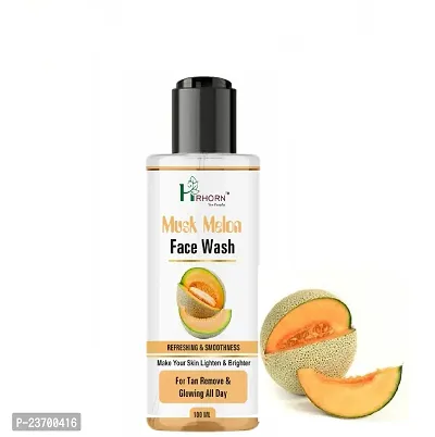 Natural Hirhorn Fresh Start Oil Clear Musk Melon Men And Women All Skin Types Face Wash Pack Of 1-thumb0