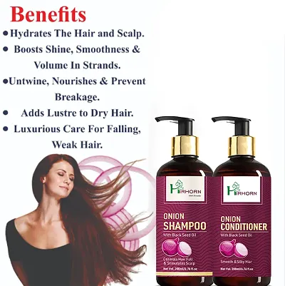 Onion Shampoo conditioner for controlling hair loss and dandruff