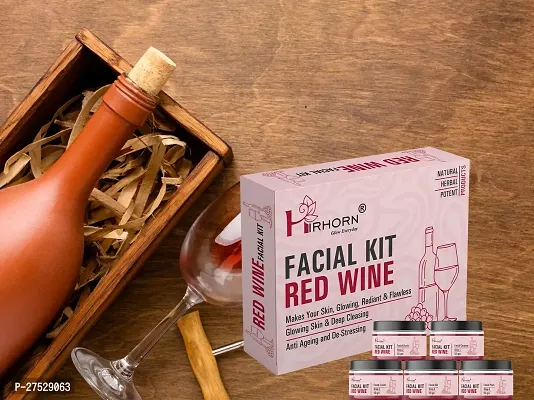 Red Wine Facial Kit  Facial Kit For Women   Men-thumb0