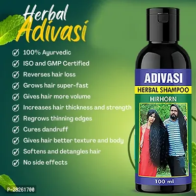 Adivasi Smooth and Silky, Anti Dandruff  Shampoo-thumb2