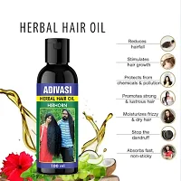 Adivasi Herbal Hair Oil For Hair Growth , Dandruff Control Hair Oil Pack of 1-thumb3