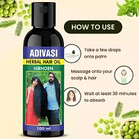 Adivasi orgenic Boost Hair Oil for Adivasi Herbal Premium quality hair oil pack of -1-thumb1