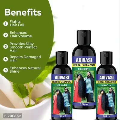 Adivasi Hair Shampoo Strengthen Hair Follicles Pack Of -3 Combo-thumb4