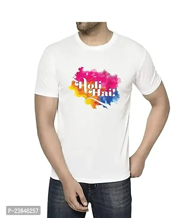 Stylish Polyester Printed Tees For Men-thumb0