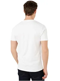 Mens White Friends Cotton T Shirt (X-Large)-thumb1