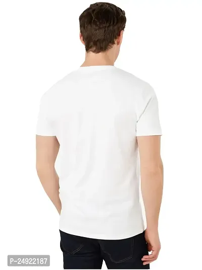 Mens White Friends Cotton T Shirt (X-Large)-thumb2