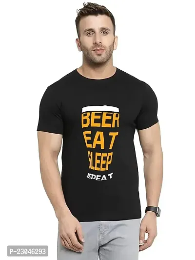 Stylish Cotton Printed Tees For Men