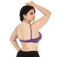 ESOROUCHA Everyday T-Shirt Push-Up Bra for Women Non Padded, Wirefree, Full Coverage, Heavy Breast Bra (Multicolored Pack of 3,Size 40C)-thumb2