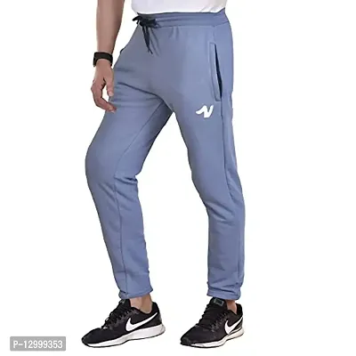 Esoroucha Jogger Pants for Men | Slim Fit Athletic Track Pants | Casual Running Workout Pants with Pockets (Pack of 1) Grey-thumb2