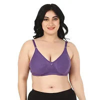 ESOROUCHA Everyday T-Shirt Push-Up Bra for Women Non Padded, Wirefree, Full Coverage, Heavy Breast Bra (Multicolored Pack of 3,Size 40C)-thumb3