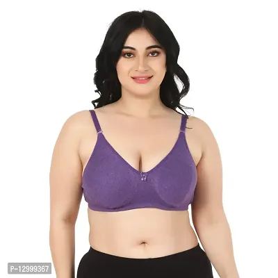 ESOROUCHA Everyday T-Shirt Push-Up Bra for Women Non Padded, Wirefree, Full Coverage, Heavy Breast Bra (Multicolored Pack of 3,Size 40C)-thumb4