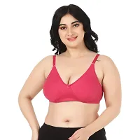 ESOROUCHA Everyday T-Shirt Push-Up Bra for Women Non Padded, Wirefree, Full Coverage, Heavy Breast Bra (Multicolored Pack of 3,Size 40C)-thumb1