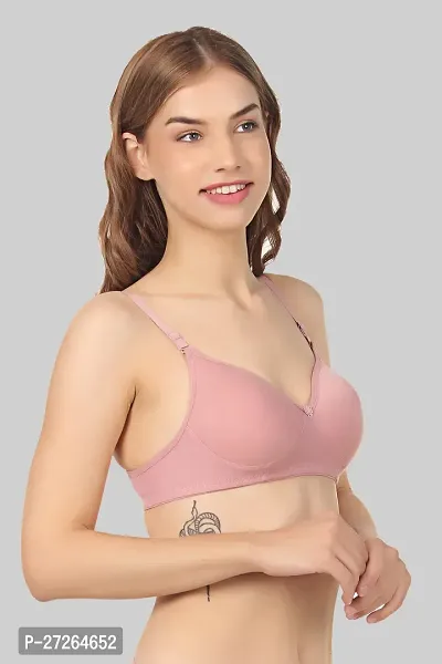 Classic Cotton Blend Solid Bra for Women-thumb4