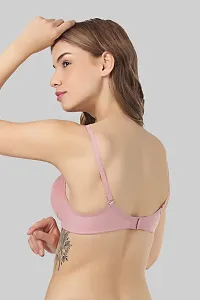 Classic Cotton Blend Solid Bra for Women-thumb1