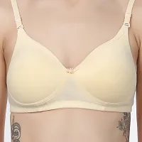 Classic Cotton Blend Solid Bra for Women-thumb1