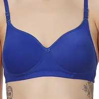 Classic Cotton Blend Solid Bra for Women-thumb3