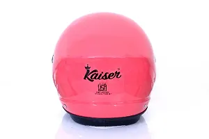 ISI Certified Stylish Ladies Open Face Pink Helmet-thumb2