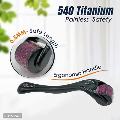 Titanium Derma Roller For Anti-aging, Anti-wrinkle, Acne Scar Removal (0.5 MM)