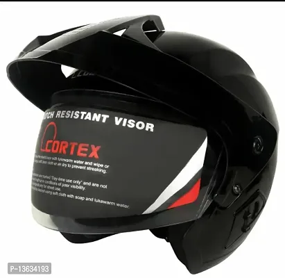 Black Helmet with Cap-thumb0