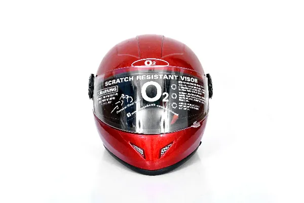 Red colour Full face Helmet