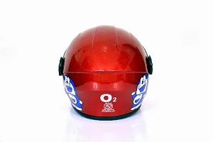 Red colour Full face Helmet-thumb2