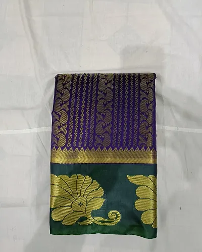 Art Silk Printed Sarees With Blouse Piece