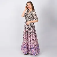 Stylish Georgette Printed Dresses For Women-thumb2