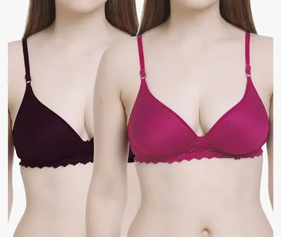 Fancy Blend Bra For Women Pack Of 2