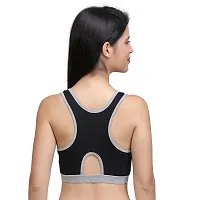 Stylish Cotton Blend Sports Bras For Women-thumb3