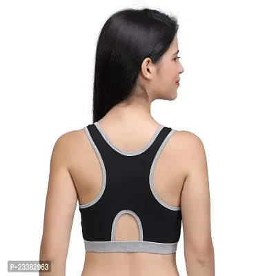 Stylish Cotton Blend Sports Bras For Women-thumb4