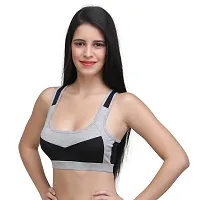 Stylish Cotton Blend Sports Bras For Women-thumb4