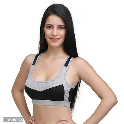 Stylish Cotton Blend Sports Bras For Women-thumb5