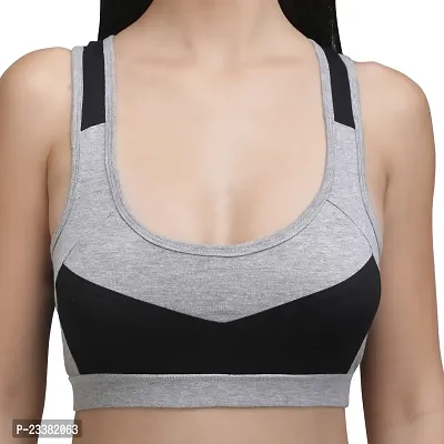 Stylish Cotton Blend Sports Bras For Women-thumb3