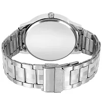 KIARVI GALLERY Analogue Silver King Dial Metal Strap Boys and Men's Watches (Silver)-thumb2