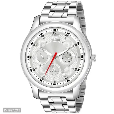 KIARVI GALLERY Analogue Men's Watch (White Dial White Colored Strap)