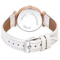 KIARVI GALLERY Analogue Queen Dial Leather Belt Watch for Girl's and Women's (White)-thumb3