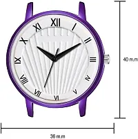 KIARVI GALLERY White Dial Purple Magnet Strep Designer Analog Watch for Girls and Women-thumb3