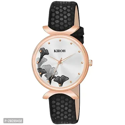 Kiarvi Gallery Analogue Unique Multi Flower Dial Designer Leather Strap Women S And Girl S Watch-thumb0