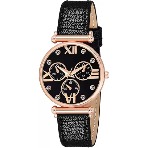 Stylish Synthetic Leather Analog Watch For Women