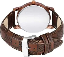 KIROH? Brown Dial Leather Strap Analogue Men's Watch-thumb2