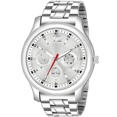 KIARVI GALLERY Analogue Men's Watch (White Dial Colored Strap)