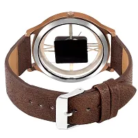 Kiarvi Gallery Analogue Men's Watch(Brown Dial Brown Colored Strap)-TDW-134-thumb2