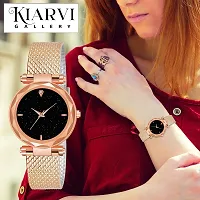 KIARVI GALLERY Analogue PU Belt Girl's and Women's Watch (Rose Gold-4M)-thumb4