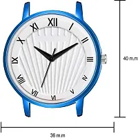 KIARVI GALLERY White Dial Blue Magnet Strep Designer Analog Watch for Girls and Women-thumb3