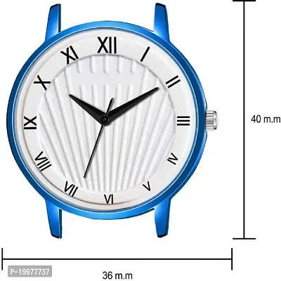 KIARVI GALLERY White Dial Blue Magnet Strep Designer Analog Watch for Girls and Women-thumb4