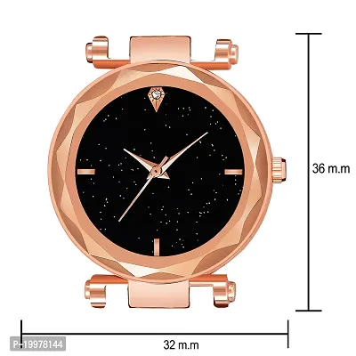 KIARVI GALLERY Analogue PU Belt Girl's and Women's Watch (Rose Gold-4M)-thumb3