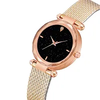 KIARVI GALLERY Analogue PU Belt Girl's and Women's Watch (Rose Gold-4M)-thumb1