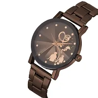 Kiarvi Gallery Lovers Metal Strep Man Analog Watch-thumb1